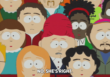 you're right sheila broflovski GIF by South Park 