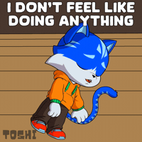 Tired Leave Me Alone GIF by Toshithecat