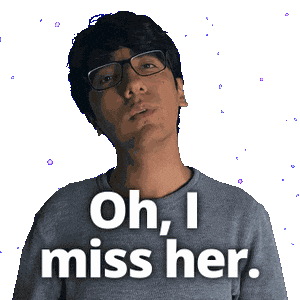 I Miss Her Want Sticker