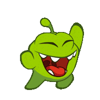 Happy Song Sticker by Om Nom