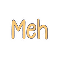 Meh Cba Sticker