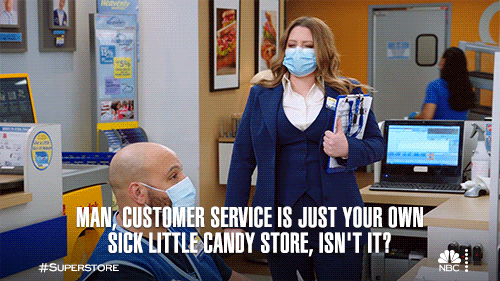 Customer Service Nbc GIF by Superstore