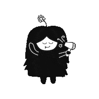 Gambaretika happy hair relax dryer Sticker