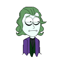 Sad Poker Face Sticker