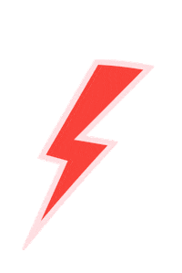 Lightening Sticker
