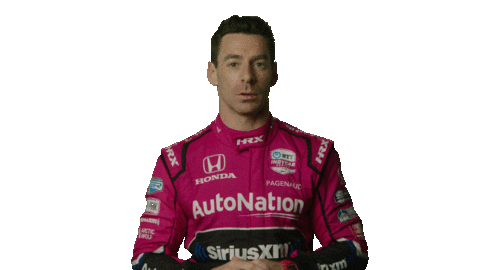 Pointing Up Simon Pagenaud Sticker by INDYCAR