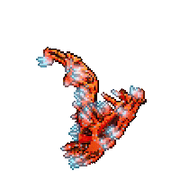 piratesheep monster fish sea pixel art Sticker