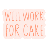 birthday cake work Sticker by Allyson Johnson