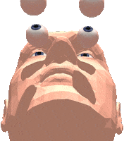 Art Face Sticker by badblueprints