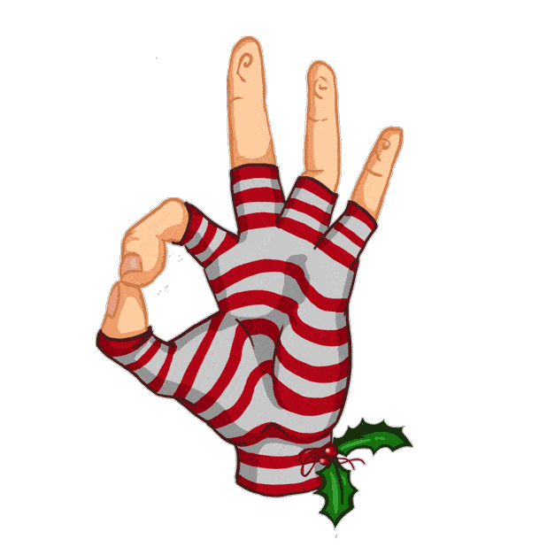 Christmas Ok Sticker by Stickerpacks.design