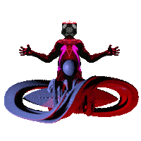 3D Space Sticker by Komplex