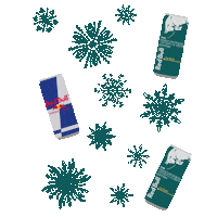 Energy Drink Christmas Sticker by Red Bull