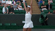 tennis player win GIF by Wimbledon
