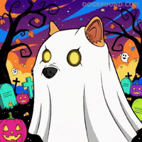 Glowing Trick Or Treat GIF by Doge Pound