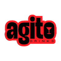 agitodrinks drink glass agito agitodrinks Sticker