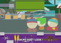 eric cartman weapons GIF by South Park 