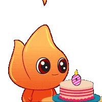 Happy Birthday Party Time Sticker by Playember