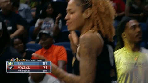 Happy Friends GIF by Washington Mystics