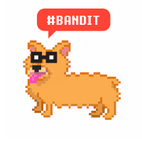 bandits dog pixel pixel art pup GIF