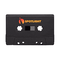 Spotlight_UK retro tape nostalgia spotlight Sticker
