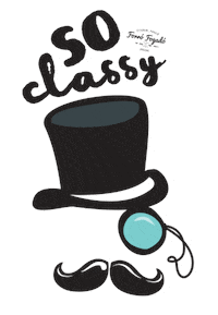 forrofogado party style wedding hat Sticker