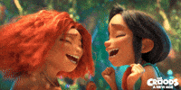 Happy Best Friends GIF by The Croods: A New Age