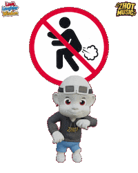 Awkward Clean Air Sticker by Zhot