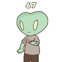 6 7 Sticker by LT3 Creations