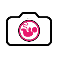 Geboortefotograaf baby camera newborn fotografie Sticker