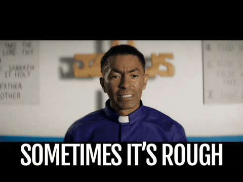 Rough GIF by Angela Shelton