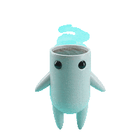 Happy Black Coffee Sticker