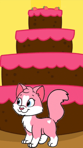 Jumping Happy Birthday GIF by The High Meows