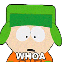 Kyle Broflovski Wow Sticker by South Park