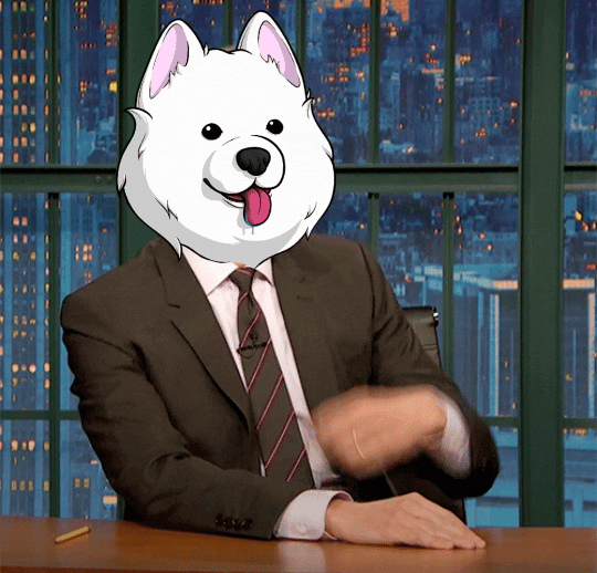 Samoyedcoin giphyupload lets go sol solana GIF