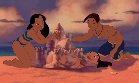 lilo and stitch beach GIF by Disney