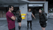 cbs sweet hug the amazing race GIF