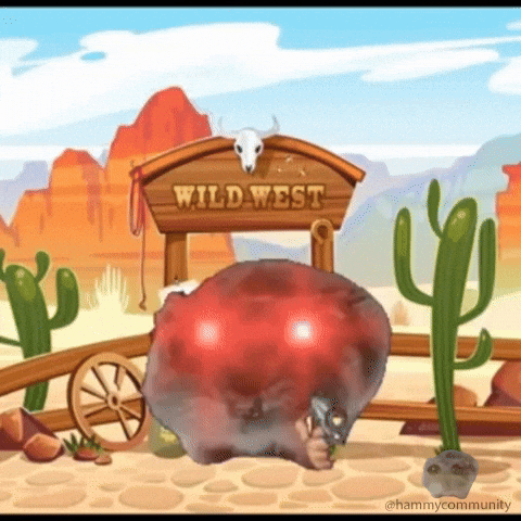 Wild West Gun GIF by Sad Hamster