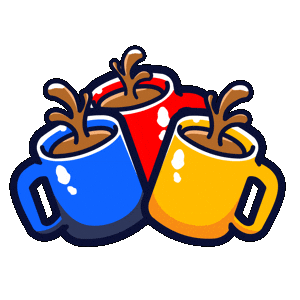 LosBroles brindis cafecito café sees Sticker
