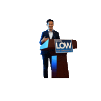 evanlowforcongress aimhighgetlow evanlow evan low evan4congress Sticker