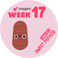 Sweet Potato Baby Sticker by Preggers