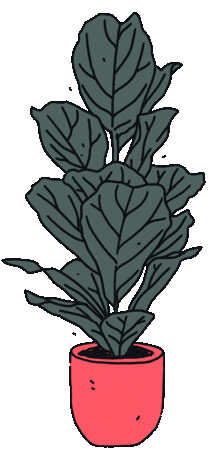 ATECREW giphyupload illustration covid plant Sticker