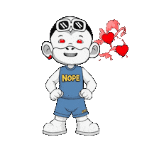 Not Happening No Way Sticker by Zhot Shop