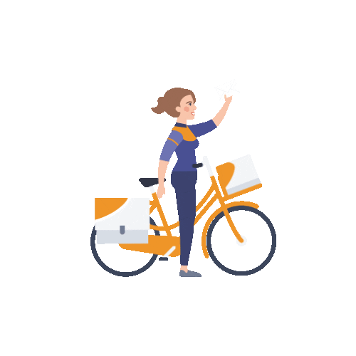 Postbezorger Deliver Sticker by PostNL