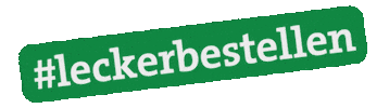leckerbestellen online tasty lecker deliver Sticker