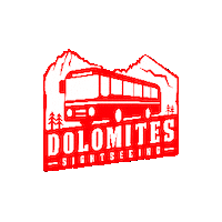 dolomitessightseeing dolomites selva sightseeing val gardena Sticker