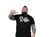 Eddie Hall No Sticker by The World's Strongest Man