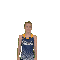 Clarke Athletics Sticker by Clarke University