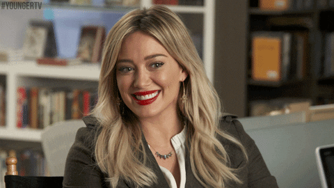 hilary duff smile GIF by YoungerTV