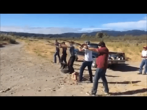 guns shooting GIF
