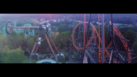 bobbejaanland giphygifmaker fury rollercoaster themepark GIF
